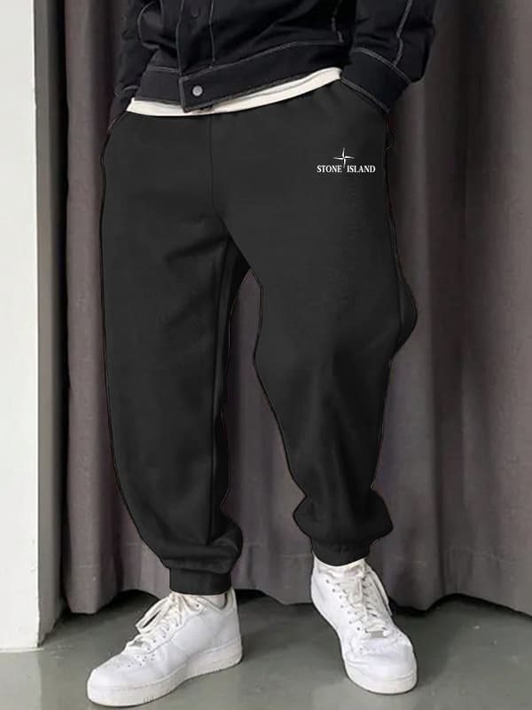Pantalon décontracté fuselé moulant en coton respirant pour homme, nouvelle collection quatre saisons