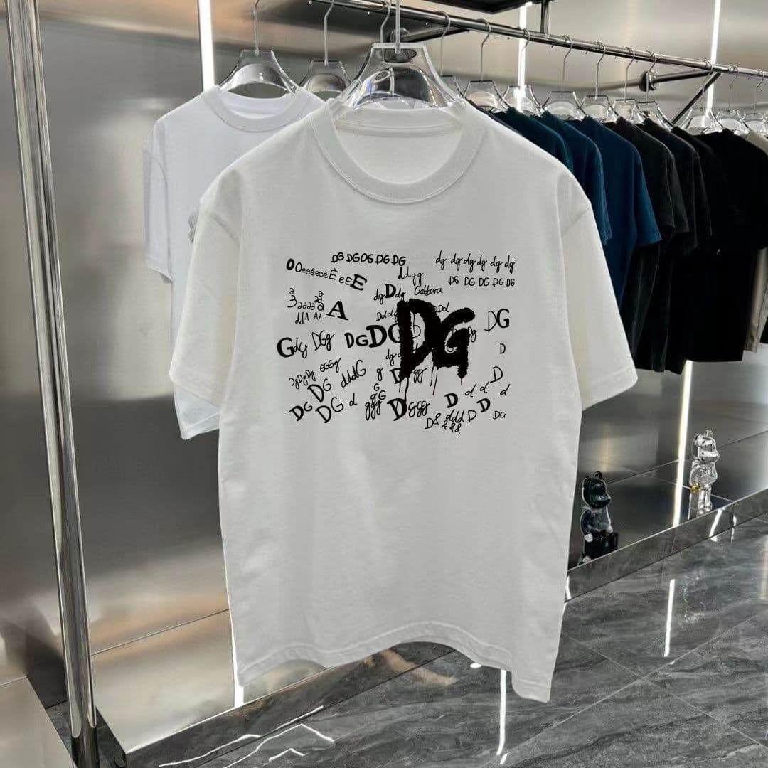 T-shirt à manches courtes et col rond de haute qualité pour hommes