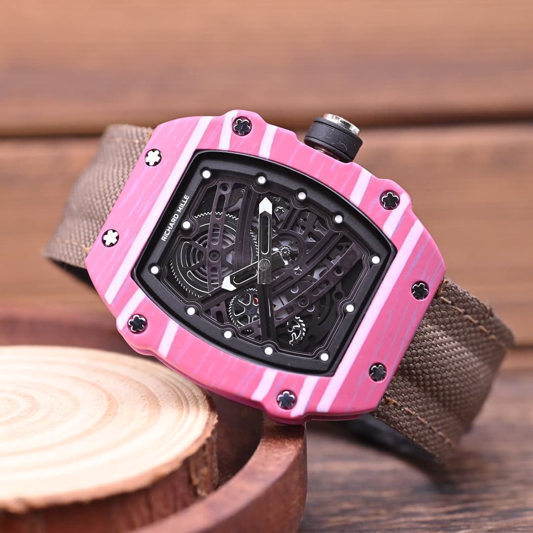 Montres-bracelets ultra-minces pour hommes Charles & Richard avec bracelets tissés : Montres décontractées