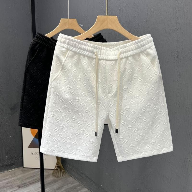 Men's Clothing High End Jacquard Men's Casual Style Shorts Trendy Five Point Pants Beach Shorts For Men For Formal & Casual