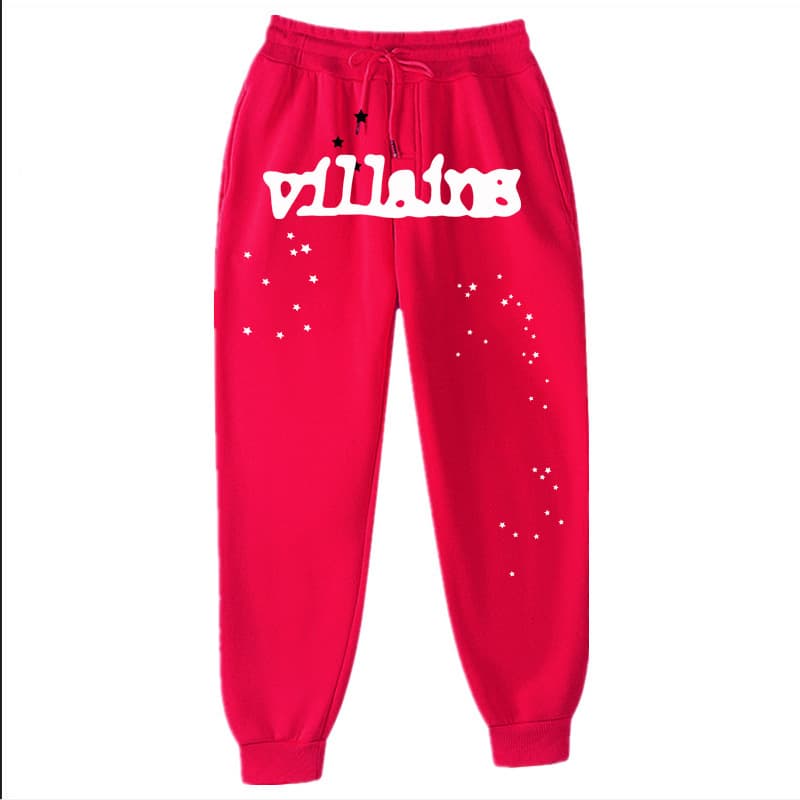 Sweat à capuche et pantalon de survêtement imprimé automne/hiver de la série Spider 555