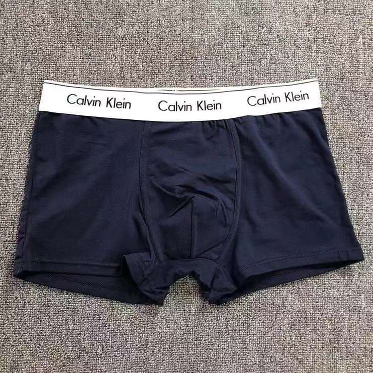 Boxers tendance pour hommes, ceinture blanche, en coton respirant, coupe classique.