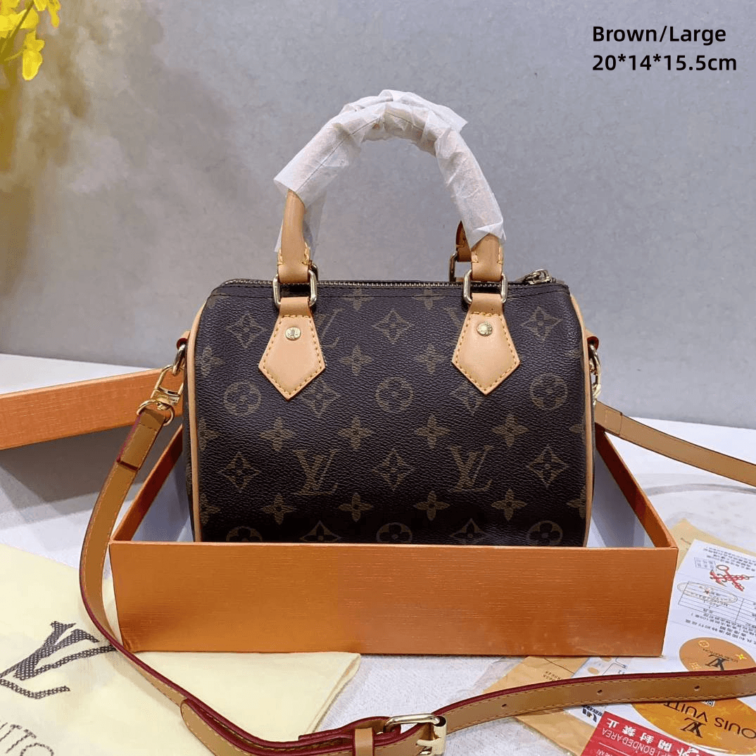 【HOT】Speedy Nano Series Sac à bandoulière classique rétro imprimé Boston Mini Pillow Bag