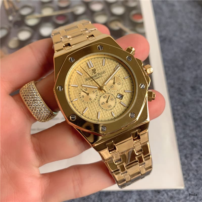 Montre multifonctions à plusieurs cadrans avec calendrier et fonction luminescente, marque suisse ancienne Audemars Piguet, montre tendance pour hom