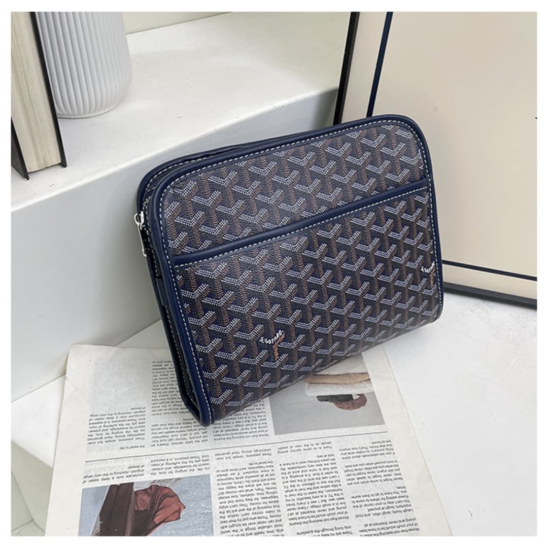 "Nouvelle marque tendance, à la mode, décontractée, polyvalente, de haute qualité, grande capacité, trousse de toilette unisexe à main"
