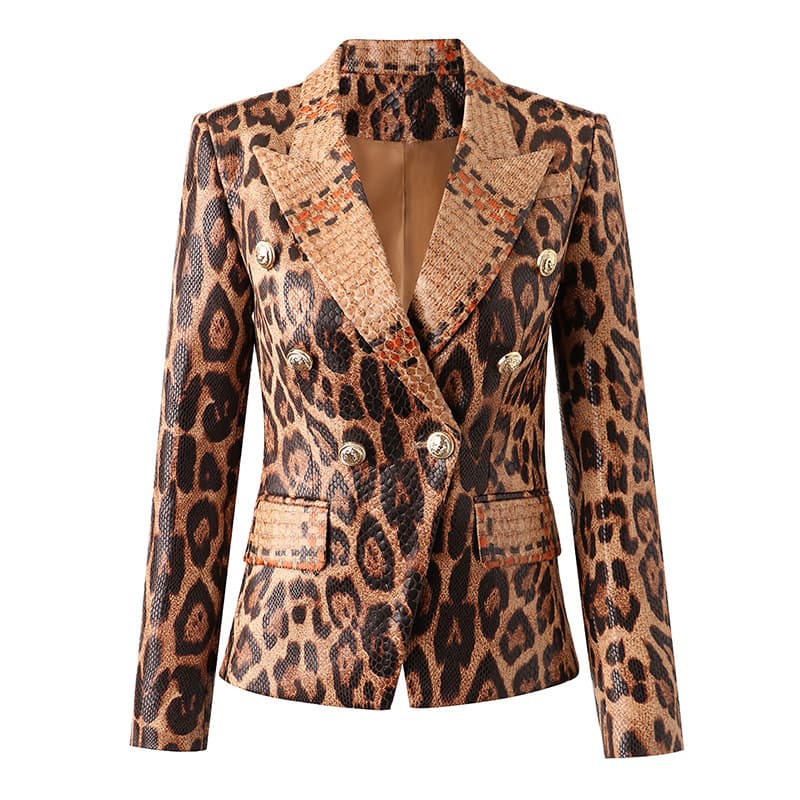 Leather Coat Small Suit Temperament Slim Top INS Suit