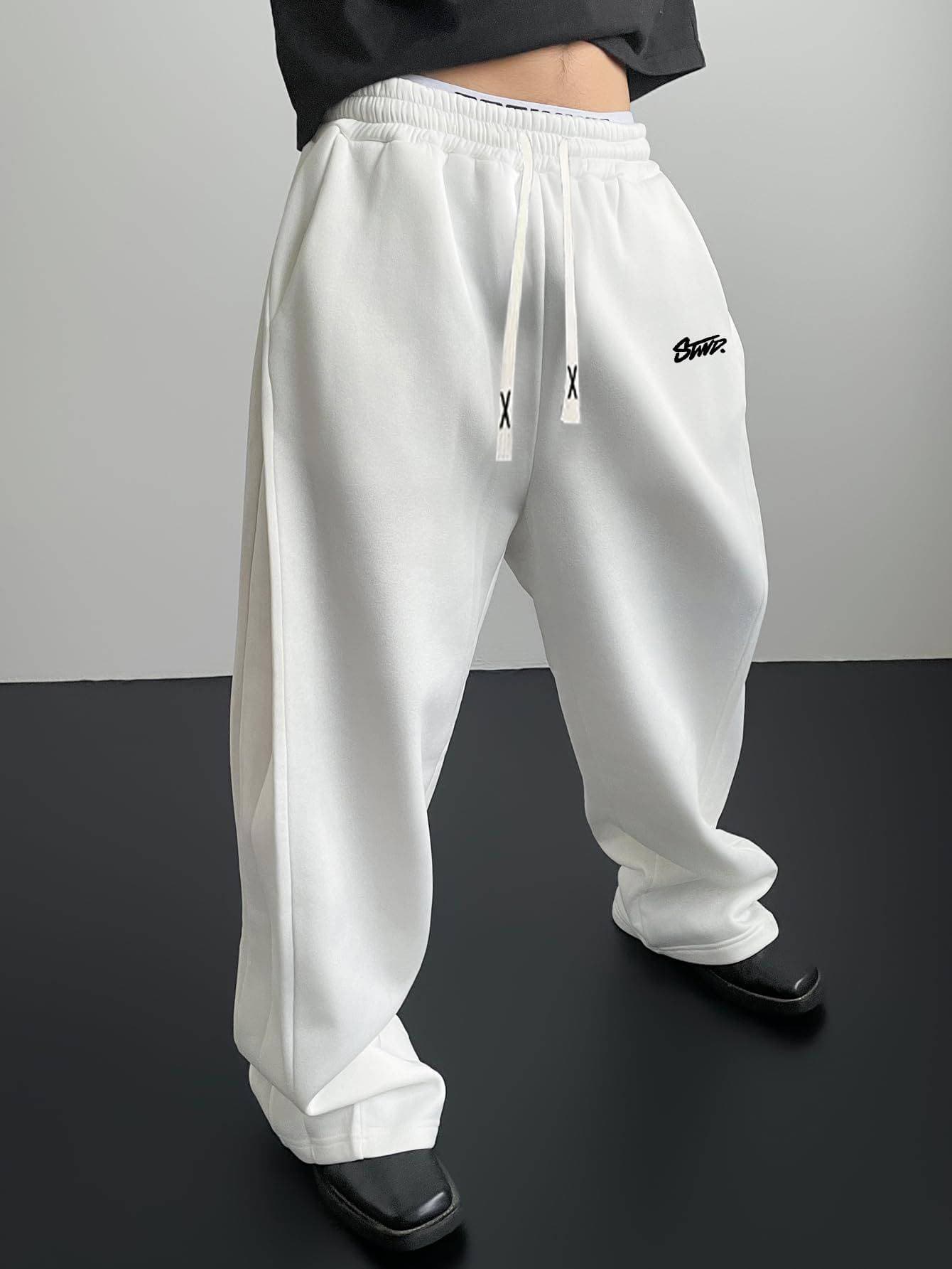 New European And American Pants For Men In All Seasons, Loose Fitting Straight Leg Sports And Casual Pants, Hot Selling Suit Long
