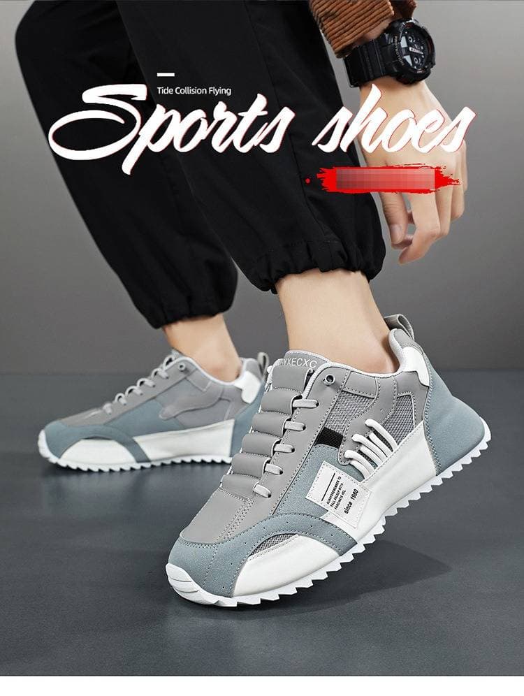 European Station Men's Shoes 2026 New Autumn Breathable Cross-border Large Size Sports And Leisure Shoes Bag Sole Shoes Fashion Trend
