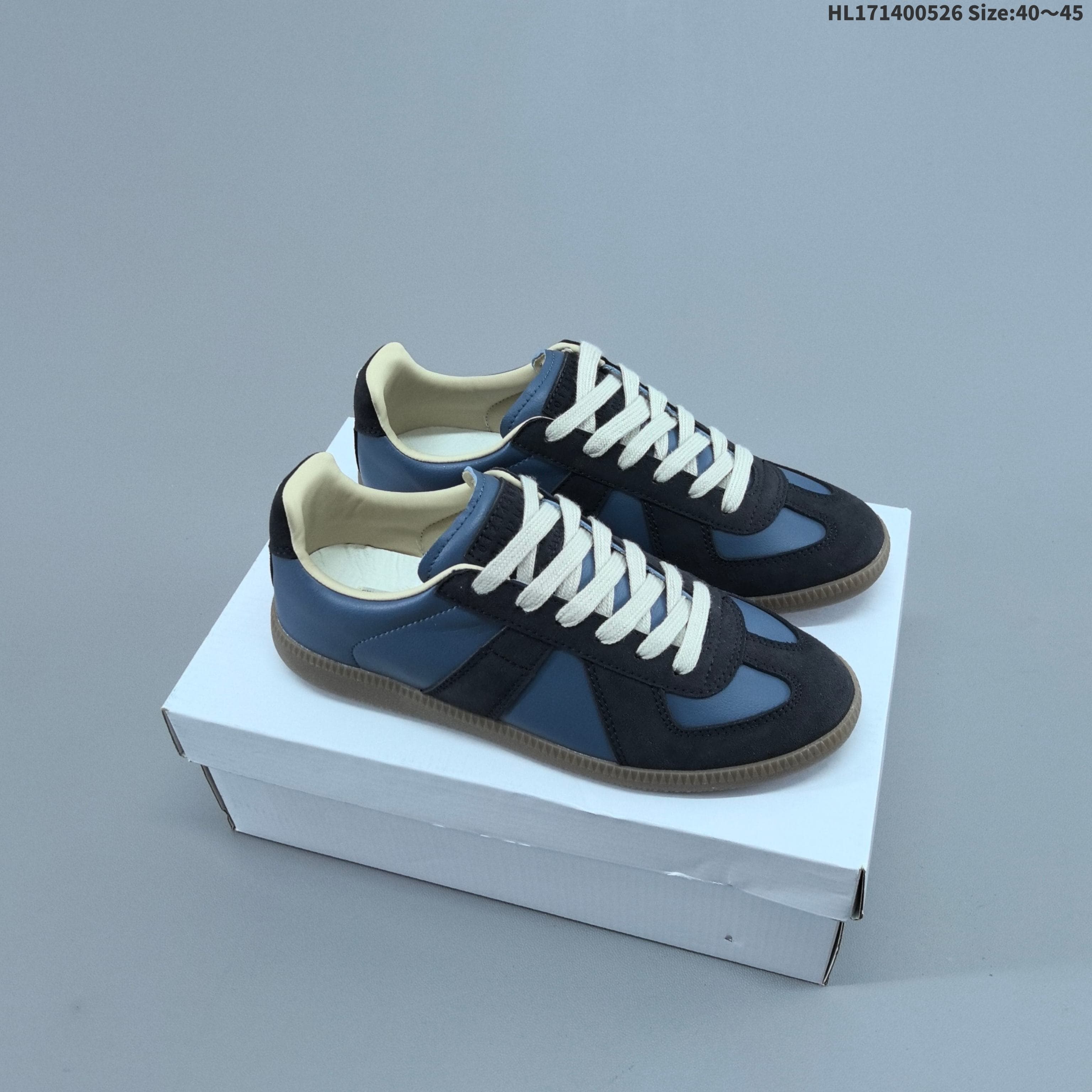 Baskets compensées basses en daim Maison Margiela Mason Margiela Replica