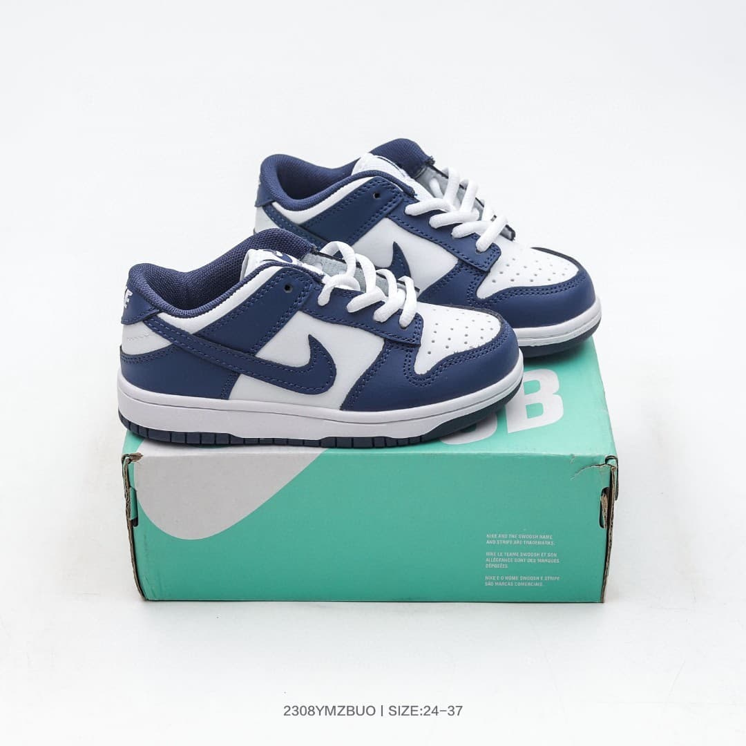 Nouvelle collaboration de chaussures basses pour enfants, chaussures de skate en cuir pour filles et garçons, chaussures décontractées pour étudi