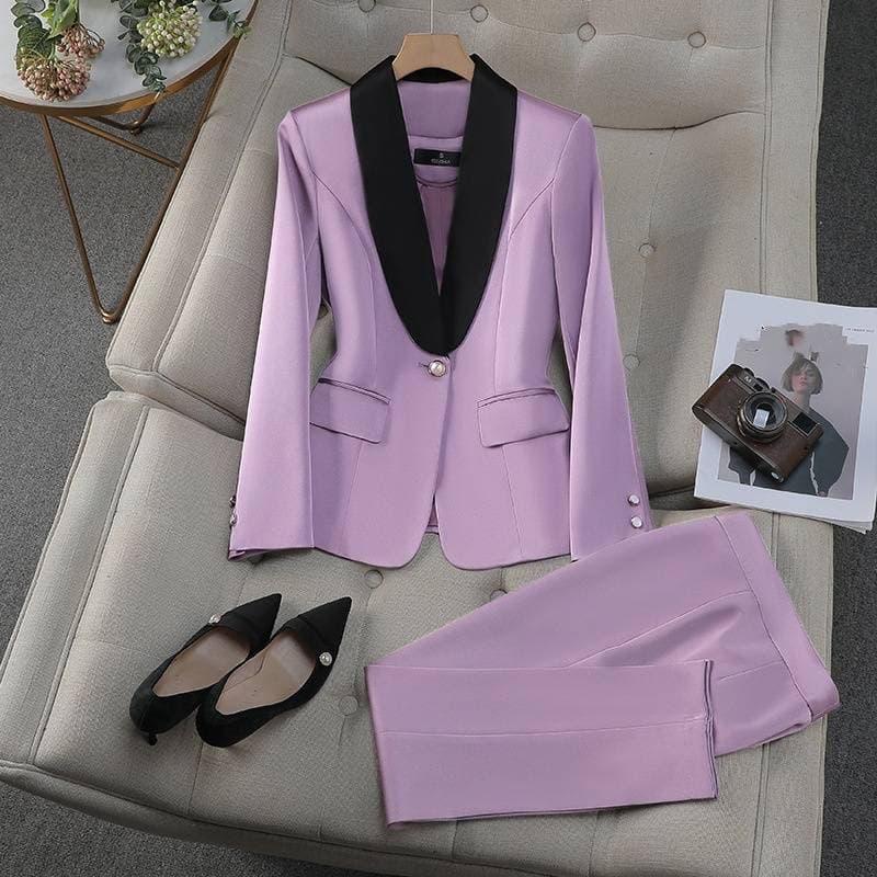 Women's Clothing Light luxury high-end professional suits fashionable temperament goddess style green suit jacket