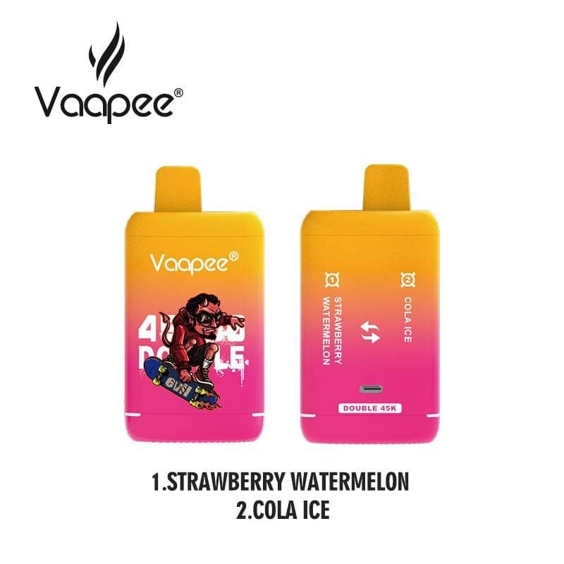 VAAPEE Double 45K Vape jetable 45 000 bouffées Double saveur Prix d'usine en gros