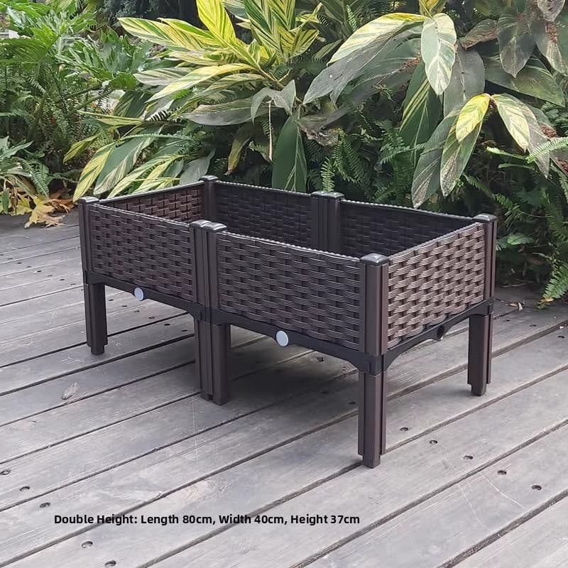 Breathable Planting Boxes Foreign Trade Flower Pots Thickened Heightened Balcony Vegetable Garden Outdoor Rectangular