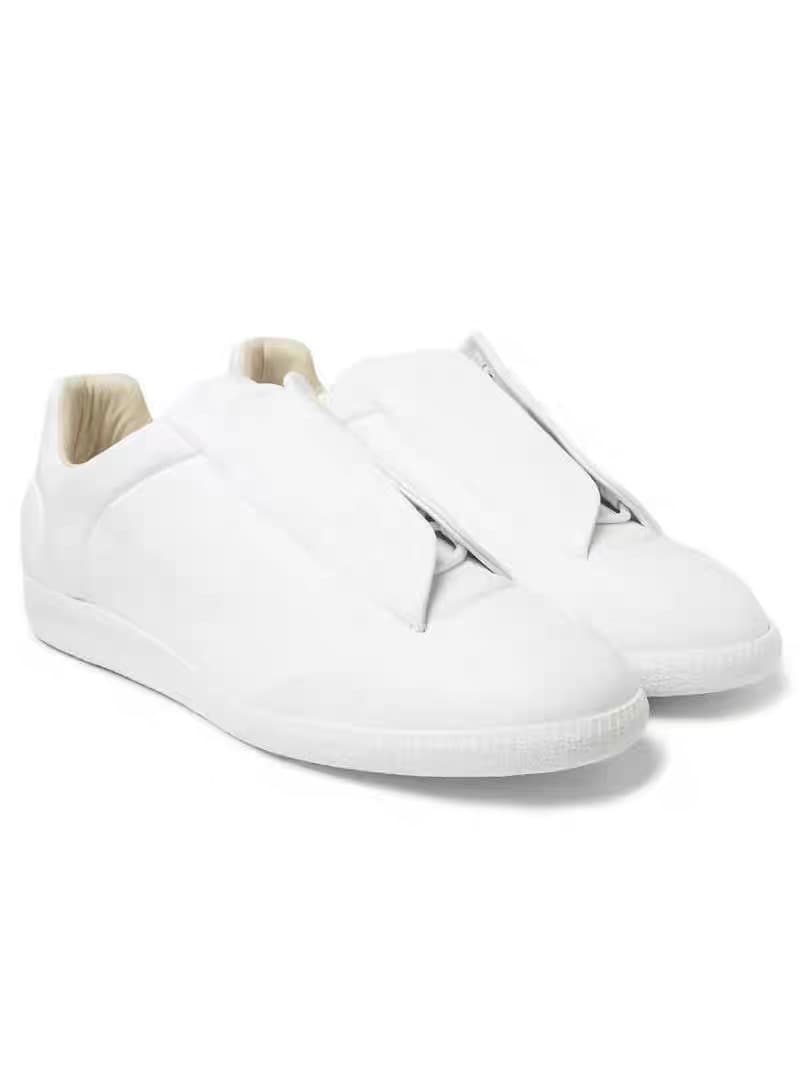 Chaussures de sport basses pour femmes, tendance, noires, blanches et rouges, bout rond.