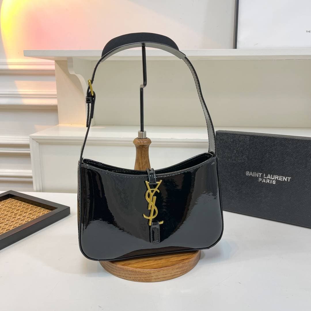 Sac à bandoulière multicolore pour femme, sacoche de loisirs de haute qualité, nouveau modèle automne-hiver 2024, en cuir verni, avec lettres, po