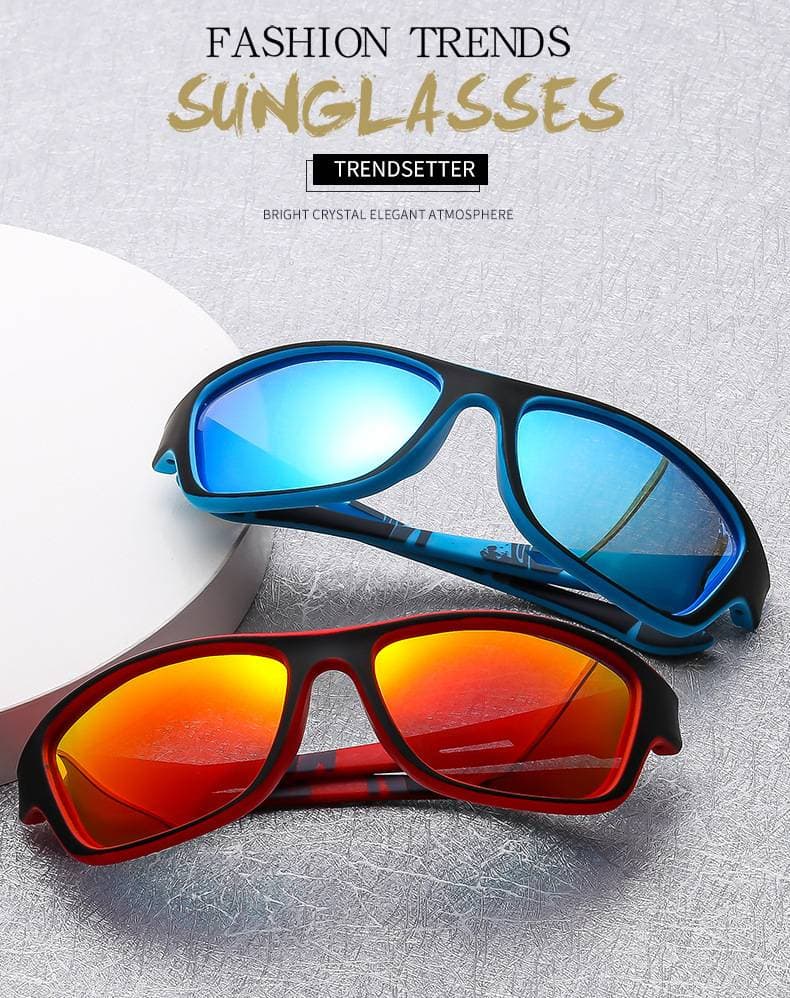 High-quality Sports Series Sunglasses Colorful Polarized Riding Glasses Dust-proof Coating Men's Glasses