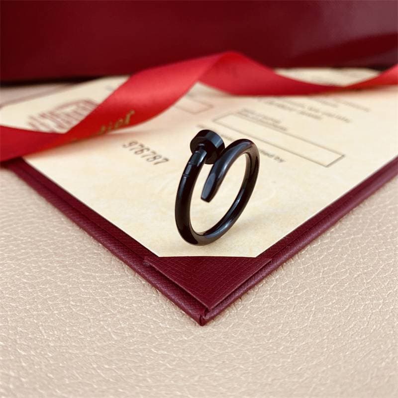 Bague Juste Un Clou, plusieurs couleurs, tailles 5 à 11, durable, idéale pour un usage quotidien ou comme cadeau