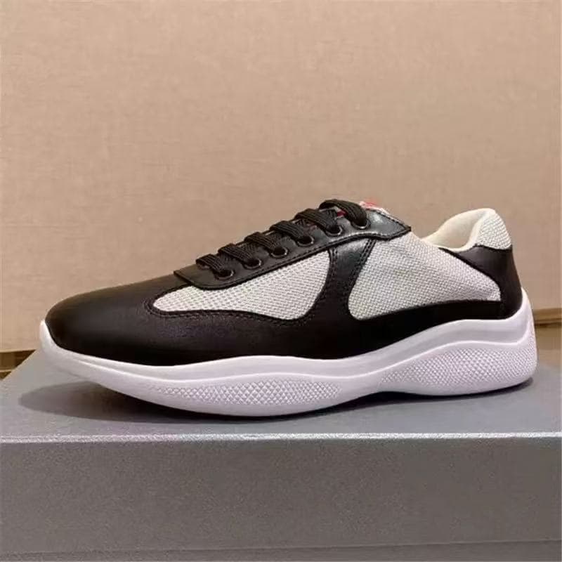 Chaussures de sport P Family en stock, chaussures décontractées à semelle épaisse pour hommes et femmes, style tendance en cuir pour couples, ét