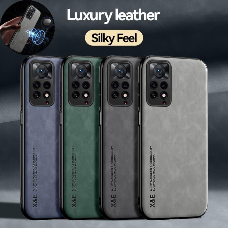 Luxury Retro Leather Case For Xiaomi Redmi Note 11 Pro 11S 10S 10 11T Pro 9 9s K50 K40 K30 10C Soft Silicone Frame Phone