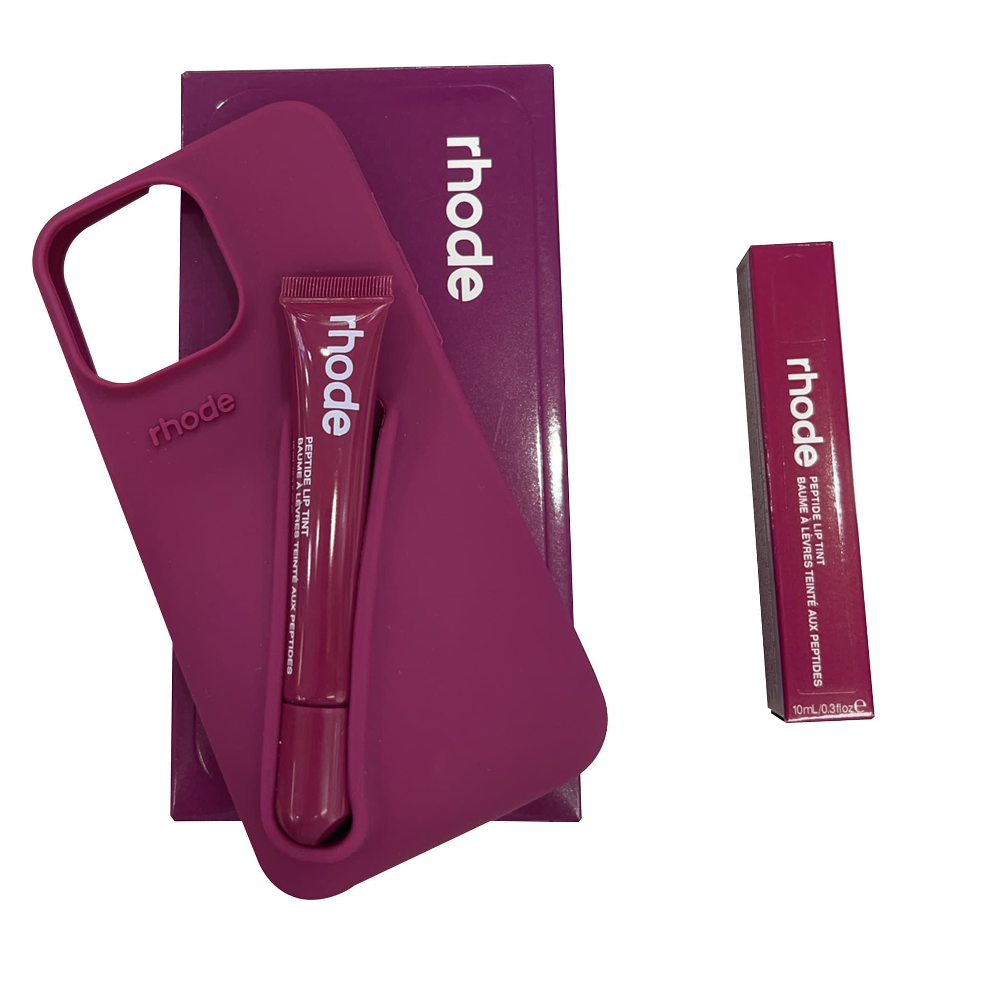 Étui de protection en silicone Lipstick Haily Sam Styl 1514 compatible avec iPhone 16 Pro Max, antichoc et intégral