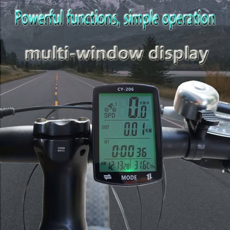 Bicycle English Road Bike Cycling Computer, Bicycle Computer CY206