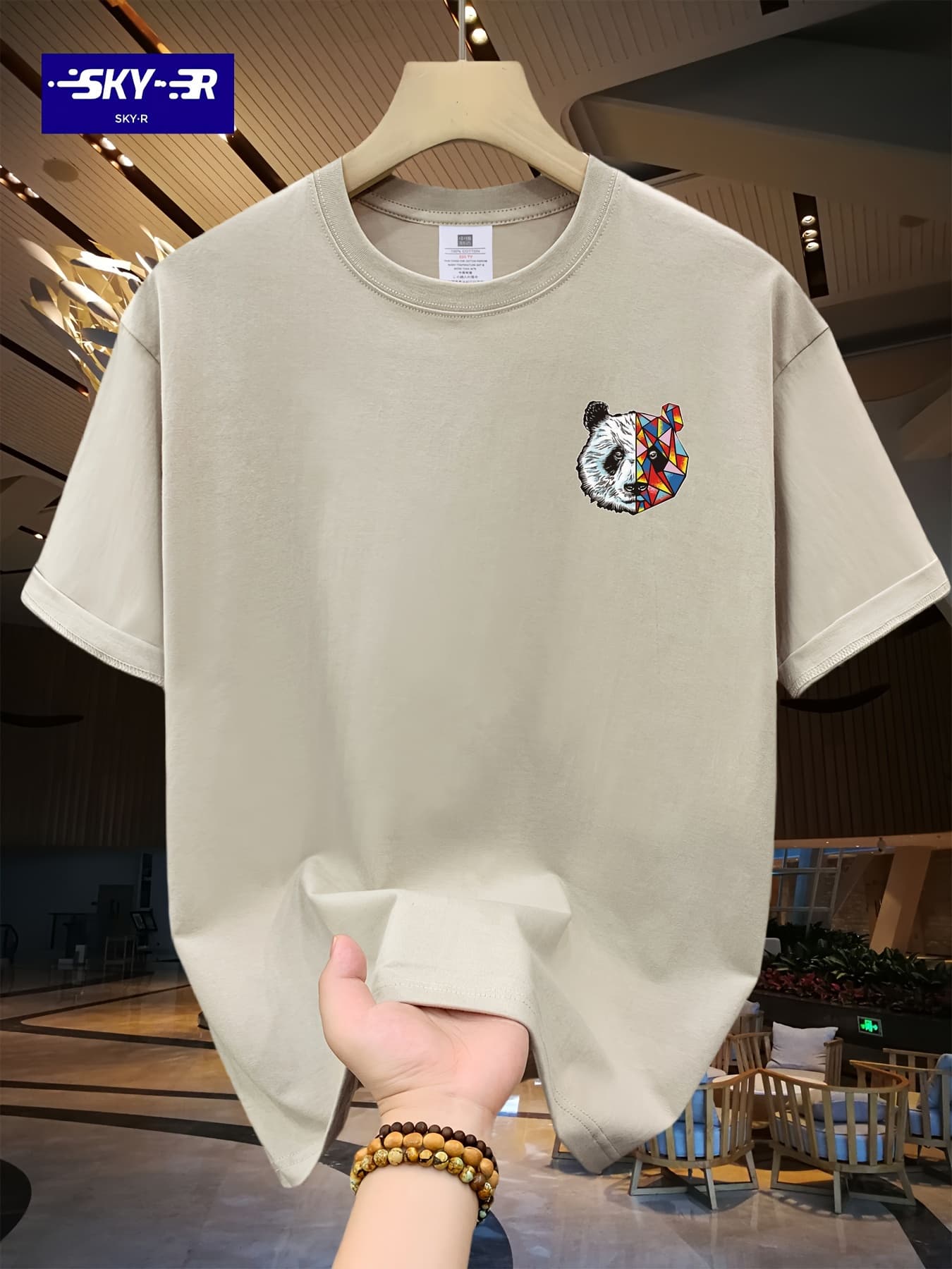 100 Cotton Casual Black T-Shirt With Print Soft Breathable And Comfortable Round Neck Tee For Summer Perfect For Casual AttireComfortable Clothing