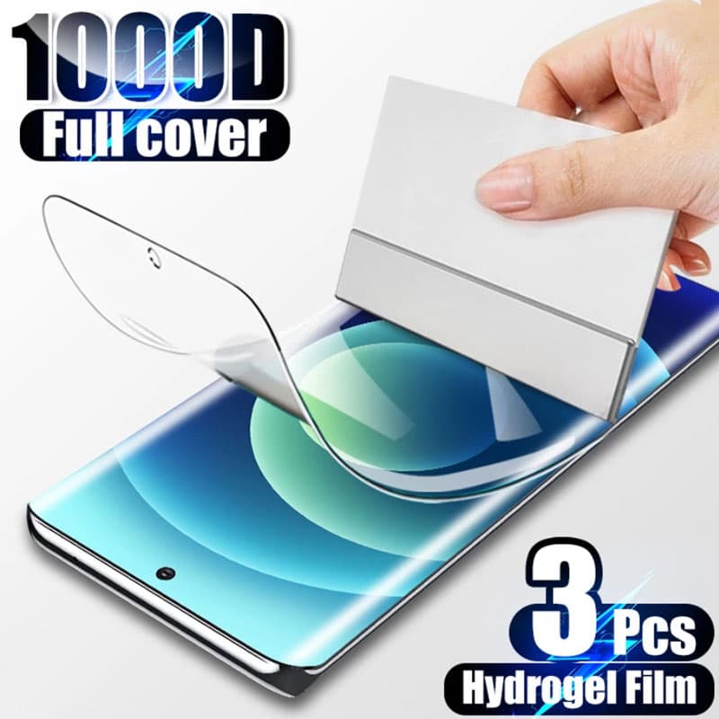 3Pcs Hydrogel Film For Samsung Galaxy S8 S9 S10 S20 S22 S21 S23 Plus Ultra S20FE S21FE Screen Protector Note8 Note9 Note10 Note20Ultra Not Glass