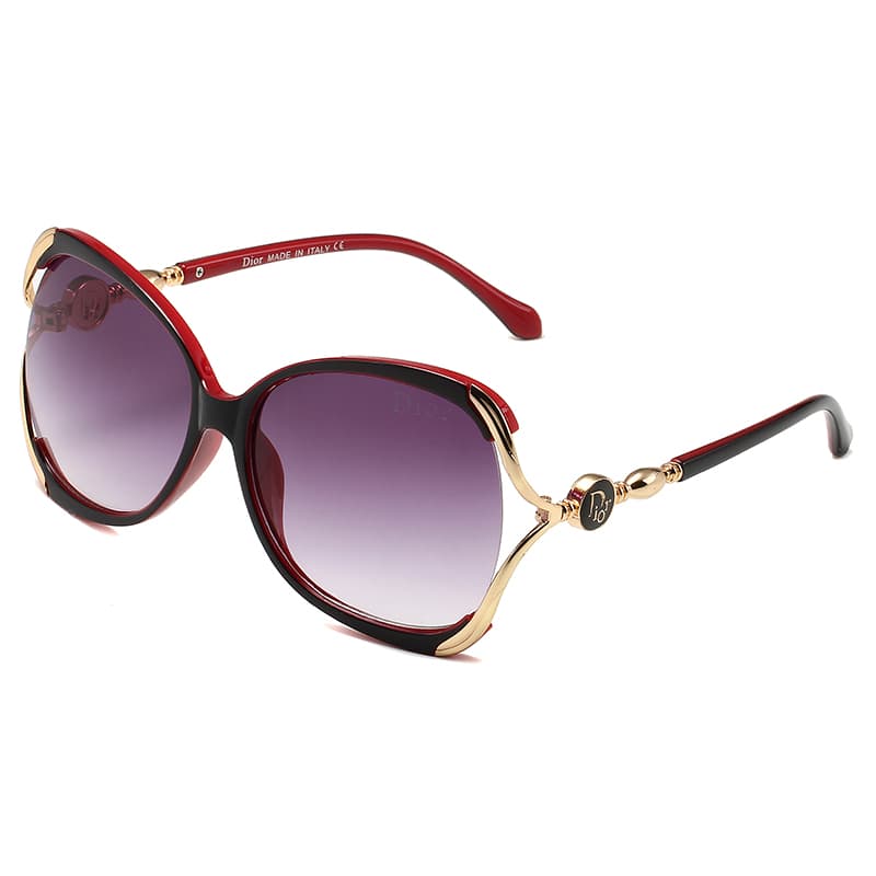 Lunettes de soleil unisexes à monture large et œil de chat, style vintage, tendance