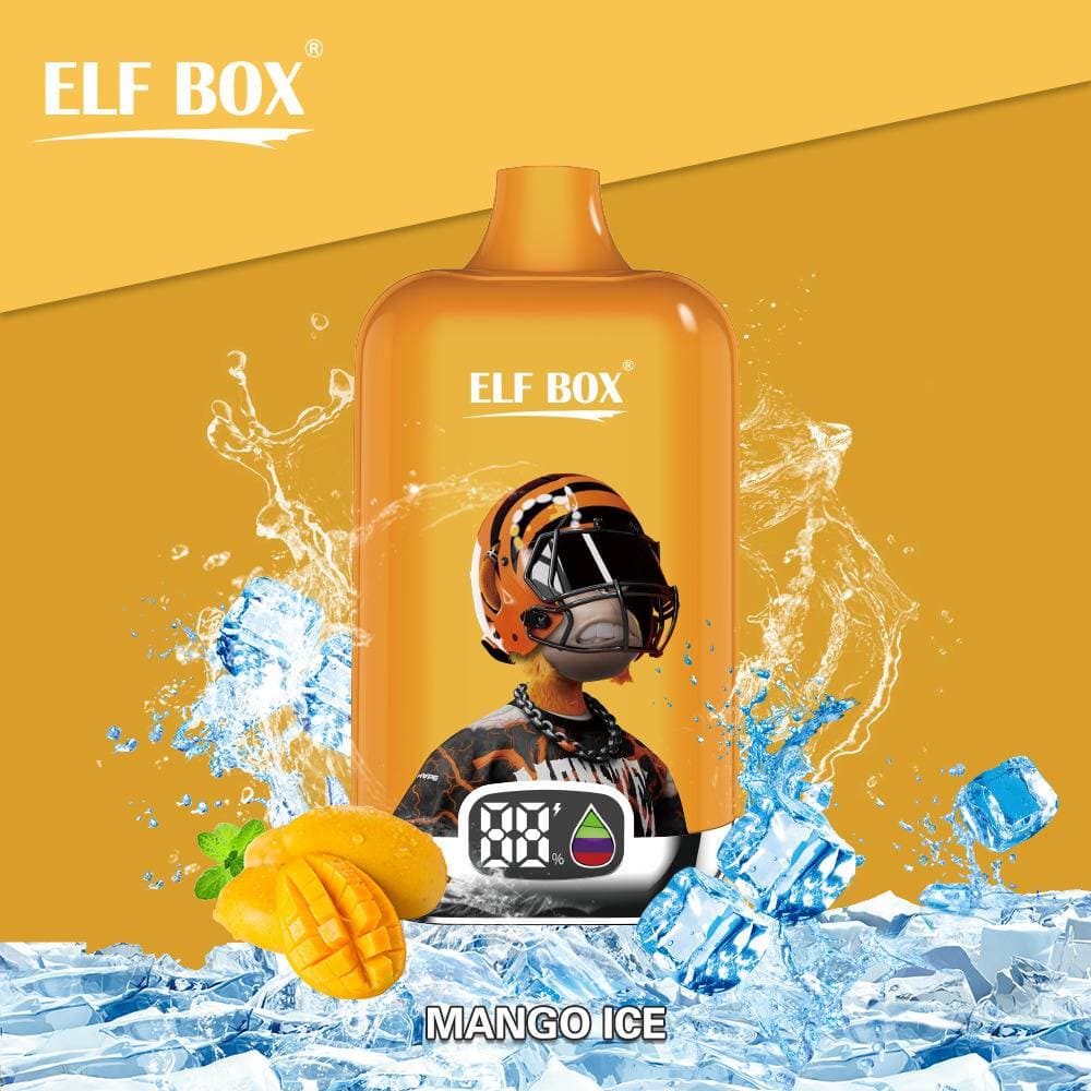 1 PCS ELF BOX Digital Box 12000 Puff 12k avec écran LED Vape jetable