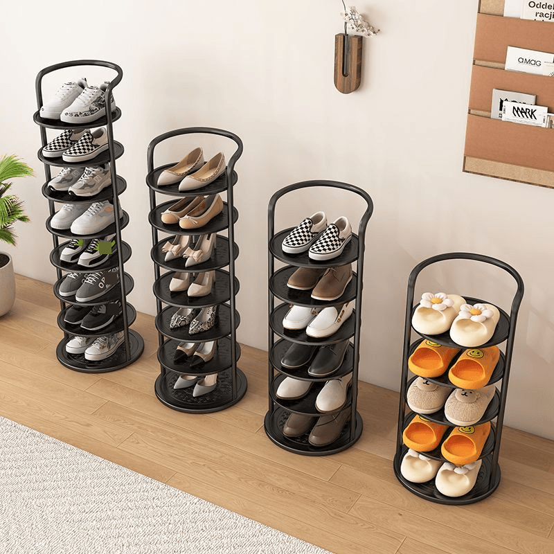 Foldable Shoe Rack – Space-Saving 5/6/7/8-Tier Organizer With Rust-Resistant Steel Frame For Apartments, Dorm Rooms & Small Spaces (Model A-ShoeRack)​