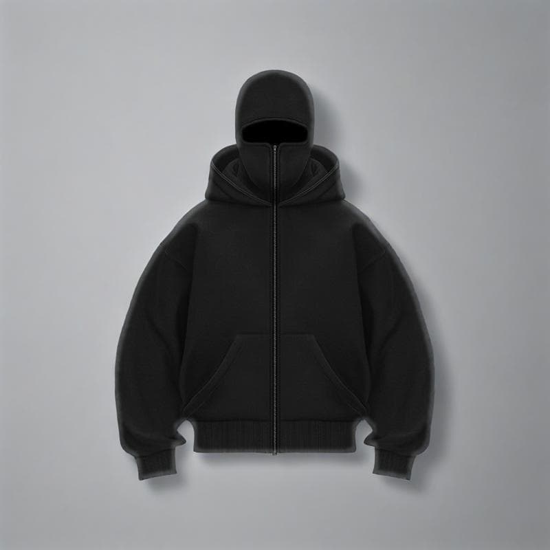​Unisex Y2K Hoodie With Double Hood & Fleece Lining - Trendy Oversized Streetwear For Men & Women (White, Gray, Black, Red)​