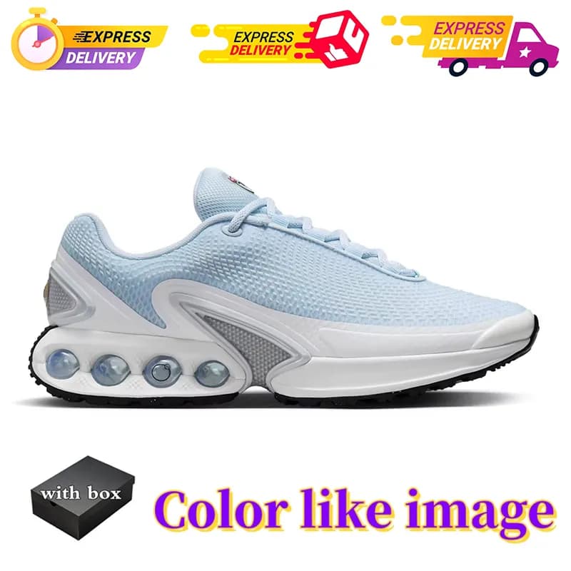 Avec boîte DN Running Shoes Athletic Trainers All Night Black Metallic Dark White Sier Bullet Half Platinum Royal Blue