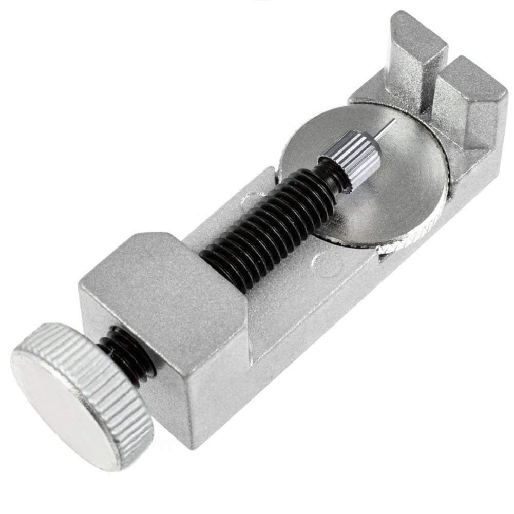 Qianbihe Bracelet de montre réglable Link Pin Remover DIY Band Adjuster Repair Tool Kit-Argent