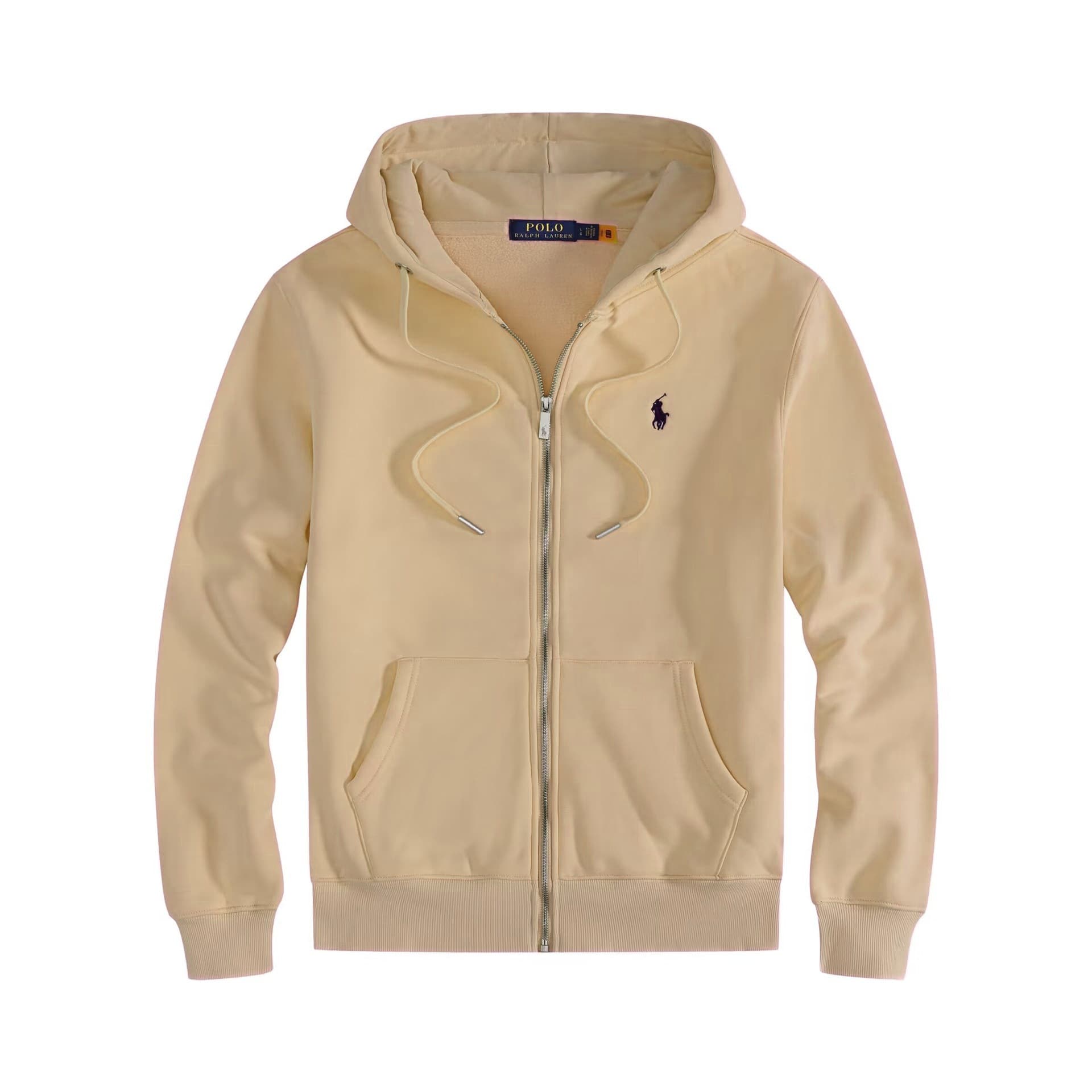Sweat à capuche décontracté à fermeture éclair et logo poney brodé pour homme de la marque tendance Polo Paul de Laf RL