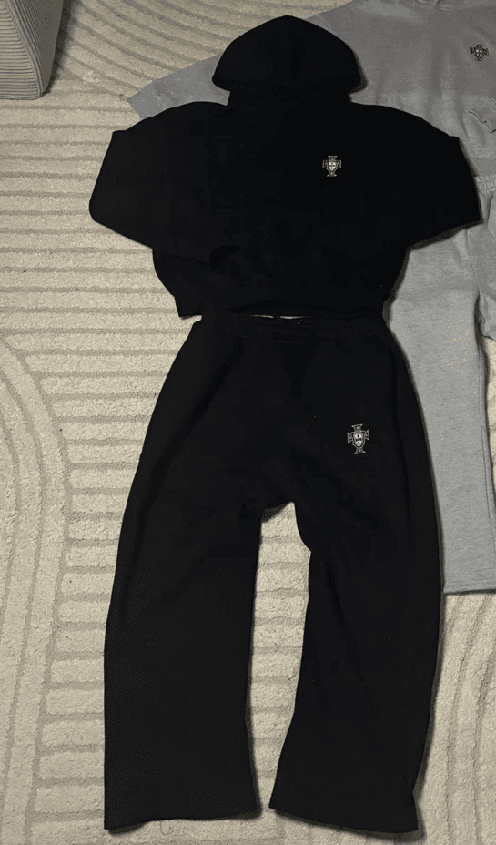 Vêtements pour hommes Chemise à capuche à manches longues Pantalon décontracté ample Ensemble pull