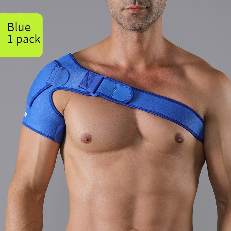 ​​JINGBA Adjustable Shoulder Support Brace - Breathable Compression Sleeve For Sports Injury Relief, Gym, Running, Basketball & Weightlifting​