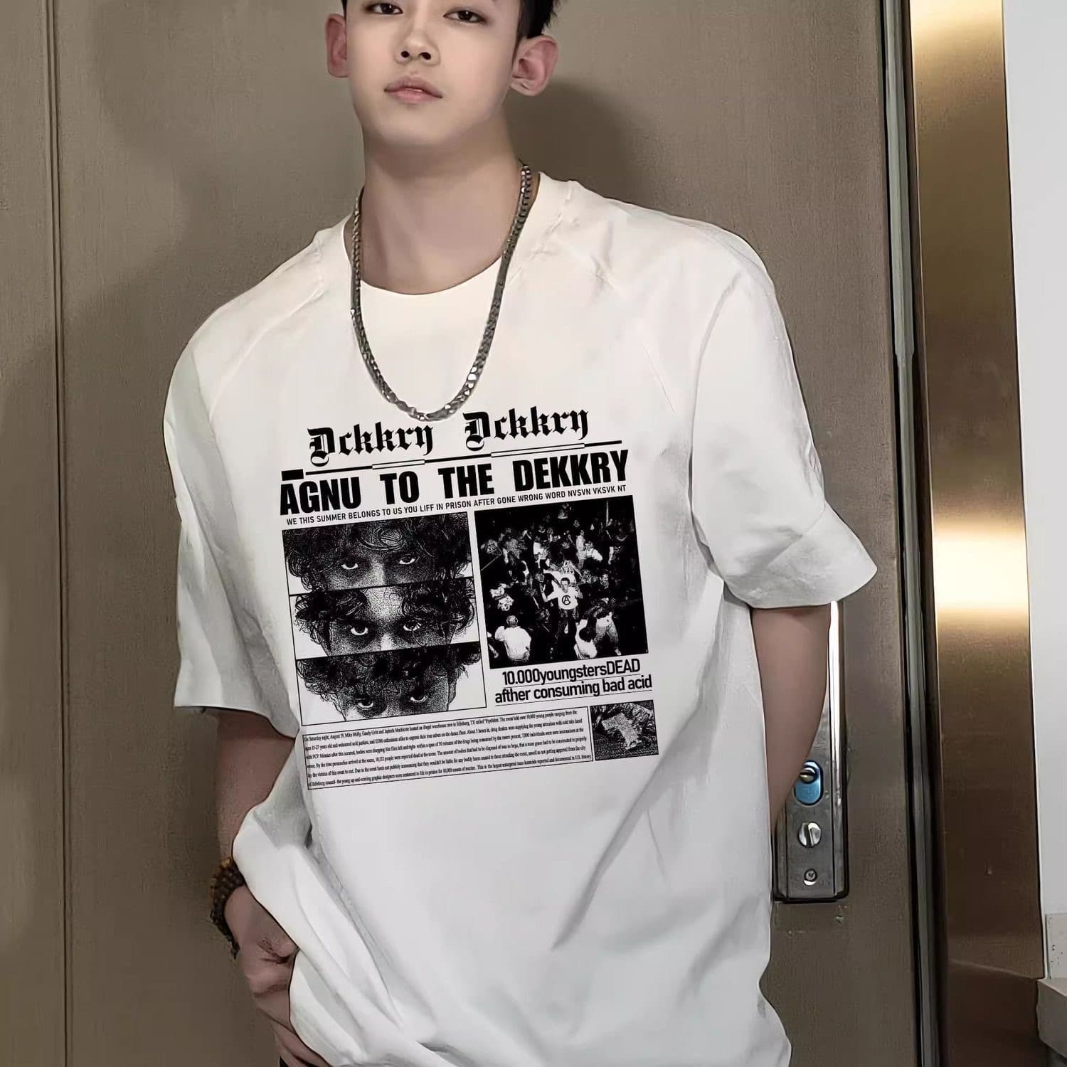 Men's High-quality Round-neck Pullover Short-sleeved T-shirt