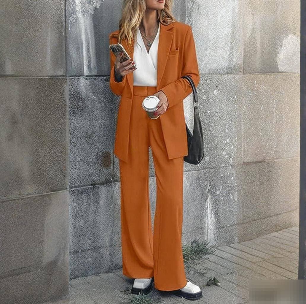 Women's Clothing Autumn Winter New Fashionable Professional Set Trendy Top Bottom Outfit Professional Workwear