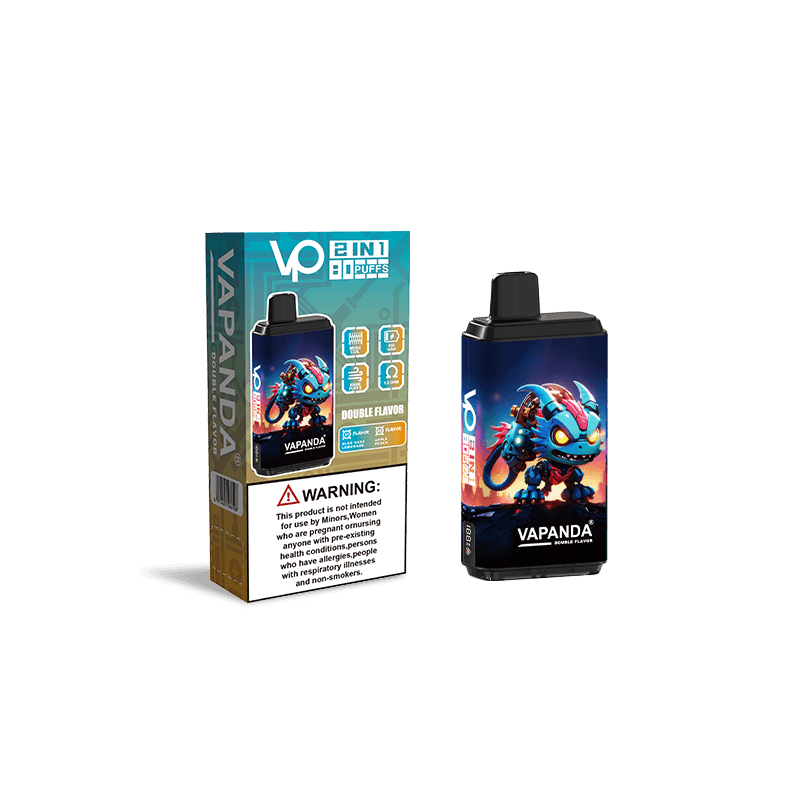 Lot de 10 cigarettes électroniques jetables Vapanda Double Saveur 80K 120K
