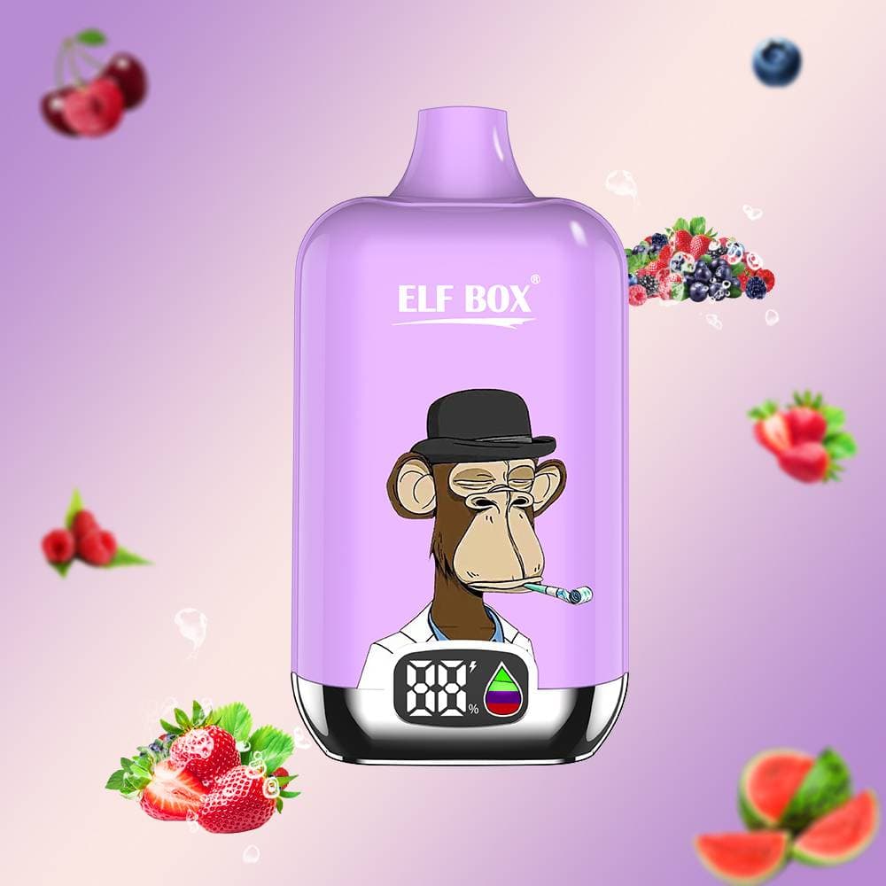 1 PCS ELF BOX Digital Box 12000 Puff 12k avec écran LED Vape jetable