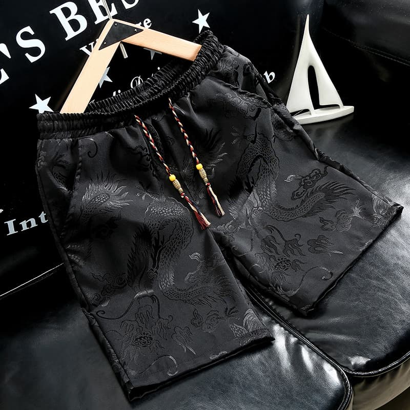 Men's Clothing Summer Beach Pants Men's Casual Running Sports Shorts Men's Straight Pants