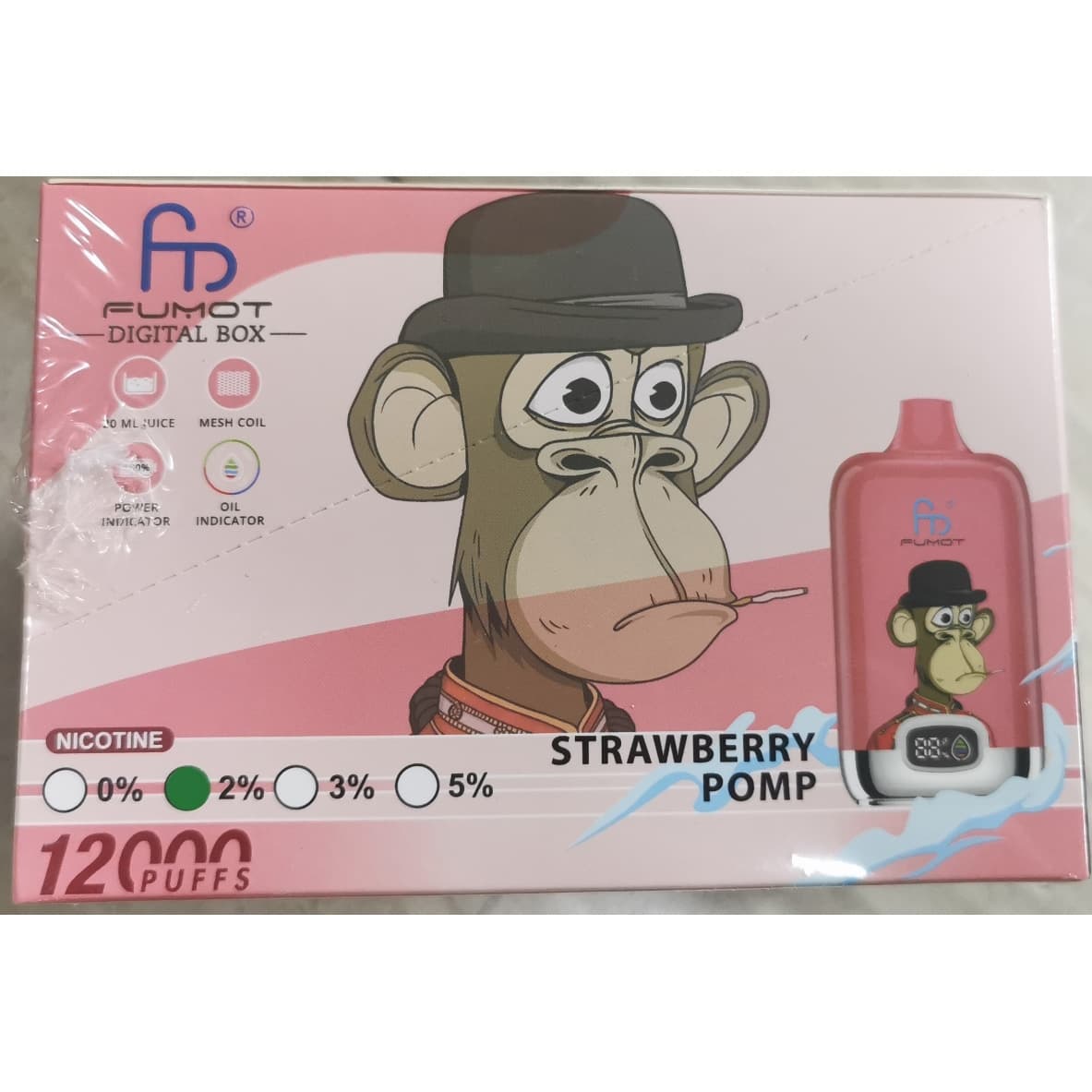 Kit de démarrage de cigarettes électroniques jetables RANDM TORNADO 33 saveurs, 2, 5 ou 10 bouffées, 12 000 bouffées