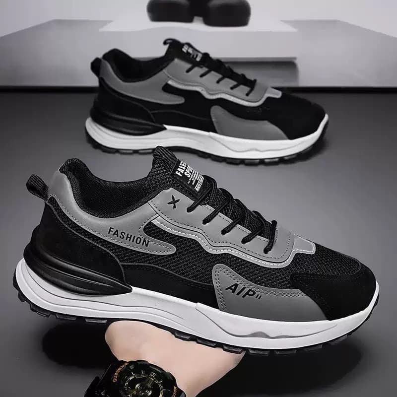 Men's Shoes Mesh Shoes Versatile Platform Sneakers Casual Running Dad Shoes