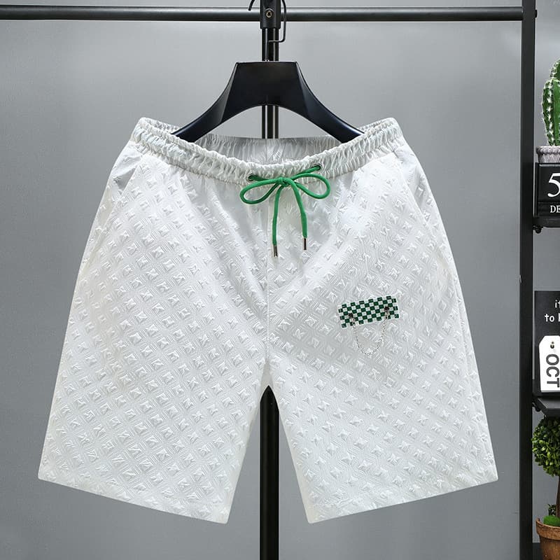 Men's Clothing 2024 new summer men's shorts sports leisure couple knitted shorts men's loose large size beach pants