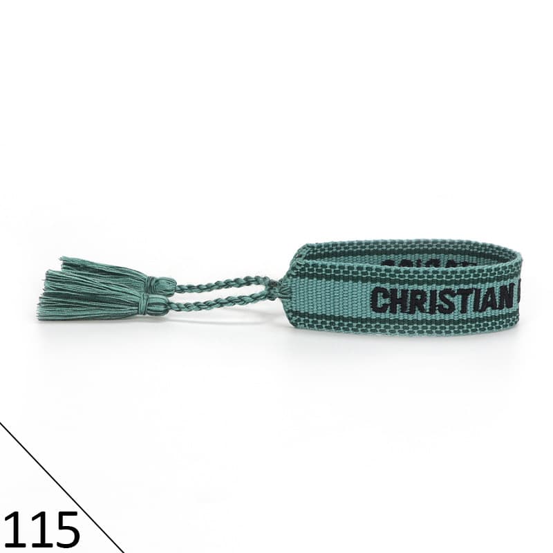 Bracelet unisexe tendance avec lettres tressées