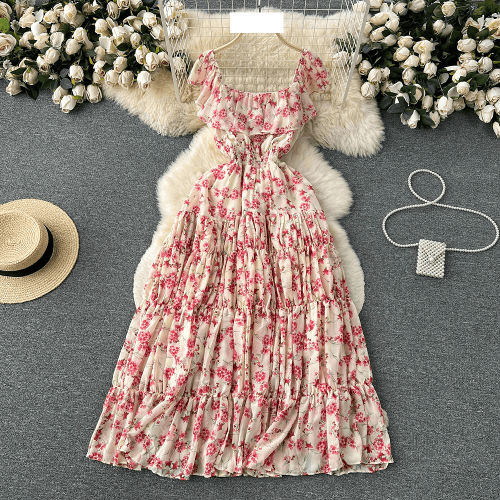 Women's Fashion Ruffled Edge Small Premium Sense Grandiflorum Skirt