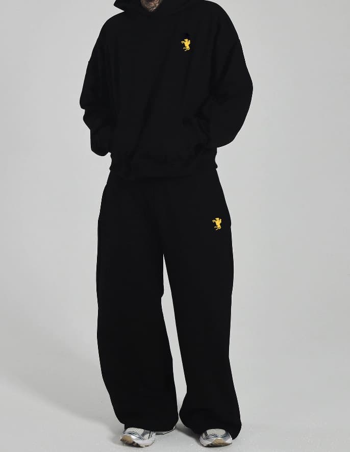 Ensemble sweat à capuche et jogging rétro Y2K, tenue streetwear deux pièces, tenue de détente unisexe d'inspiration vintage