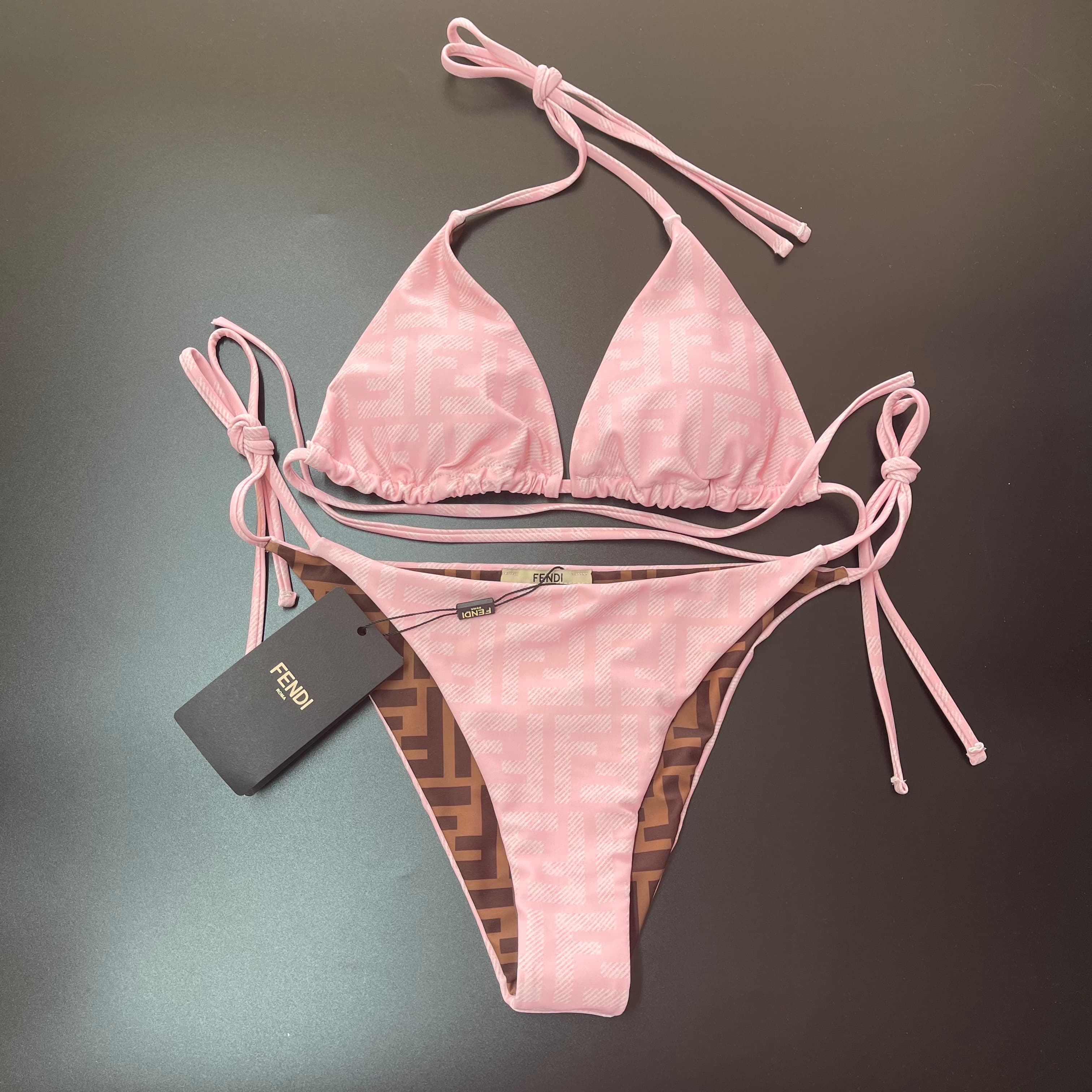 Maillot de bain réversible bikini sexy pour femme