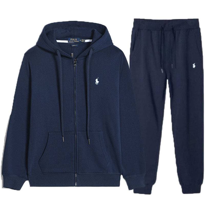Ensemble sweat-shirt à capuche tendance pour homme, nouvelle veste zippée automne-hiver, vêtements de sport décontractés