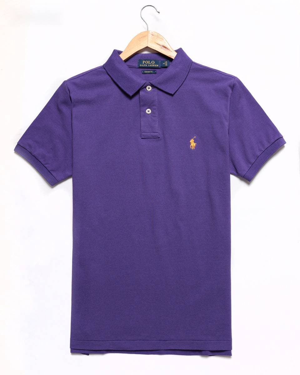 Poney Logo nouveau Polo pour hommes brodé coton uni grand T-shirt ample à manches courtes POLO classique
